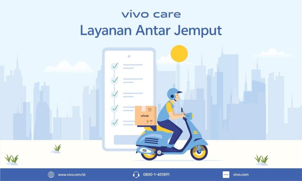 vivo Kini Hadirkan Layanan Antar Jemput Perbaikan Handphone