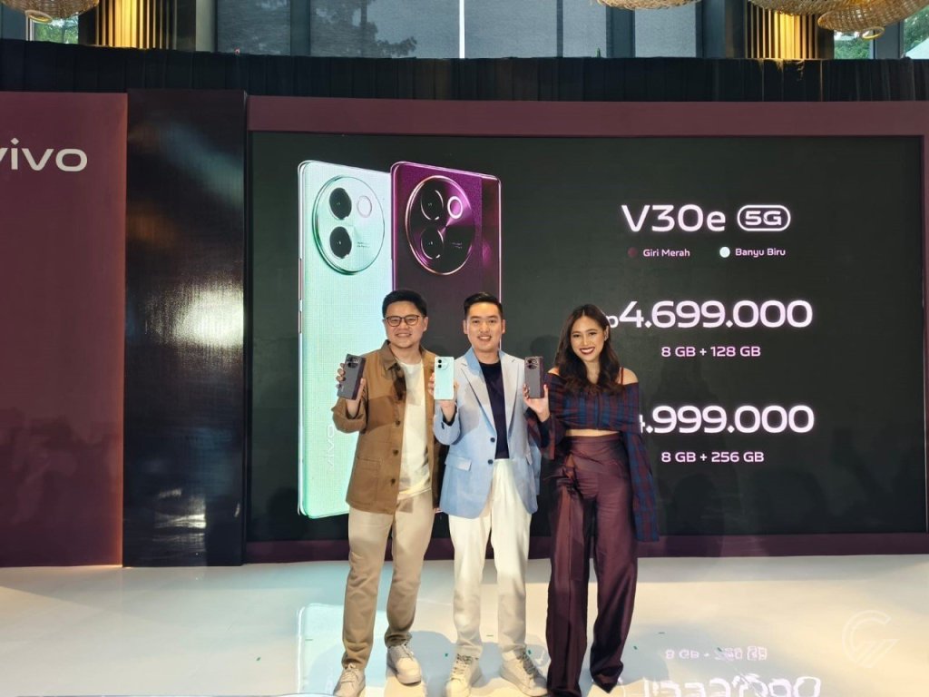 Pre Order vivo V30e Telah Digelar di Indonesia, Ada Banyak Promo